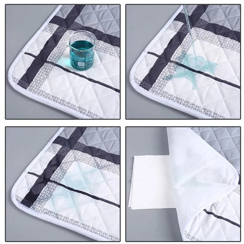 Waterproof Washable Mattress Cartoon Bed Protector Diaper Bedding Urine Pads Cloth Breathable