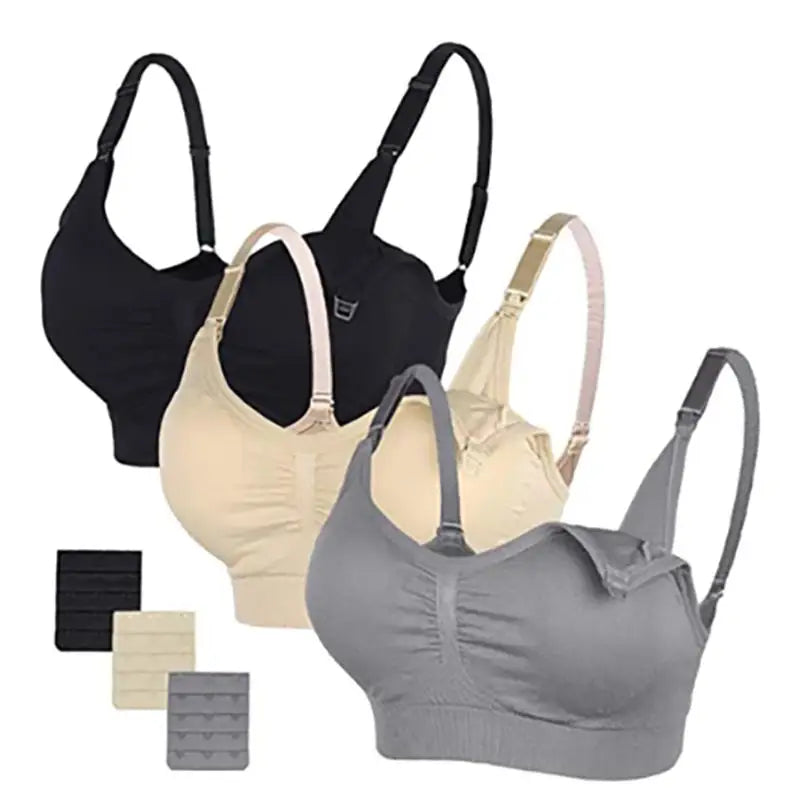 Nursing bra maternity anti-sagging breathable nursing bra high quality large size