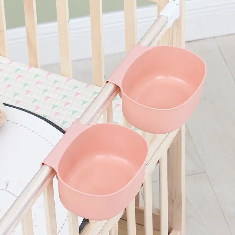 Baby Bed Hanging Storage Box Cotton Newborn Crib Organizer
