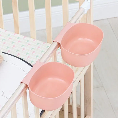 Baby Bed Hanging Storage Box Cotton Newborn Crib Organizer