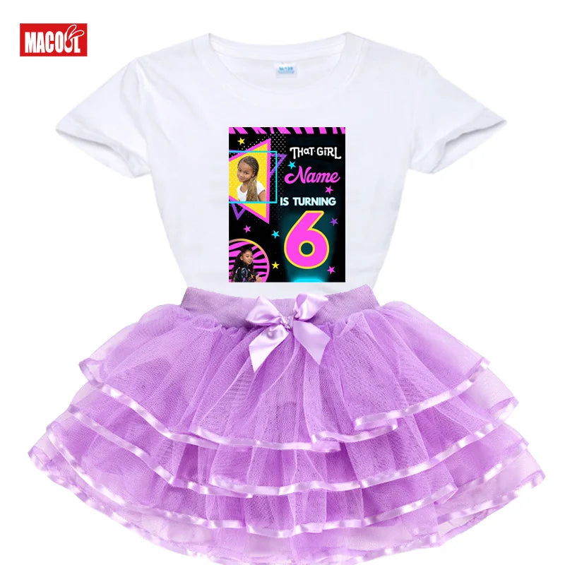 That Girl Laylay Tutu Set Girls 7th Birthday Party Outfits Kids Outfit Shirt Outfit Kids Shirts Girl Dress Sets Child Outfit 6th