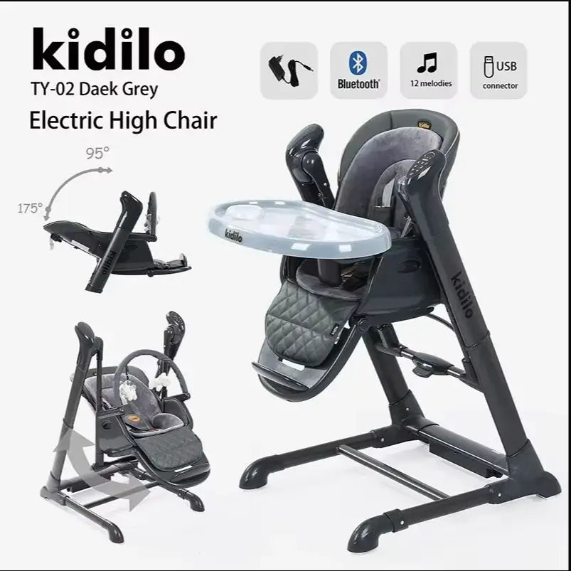 Baby Rocking Chair Electric Baby Rocking Device Newborn Baby Multifunctional Cradle Bed Dining Chair