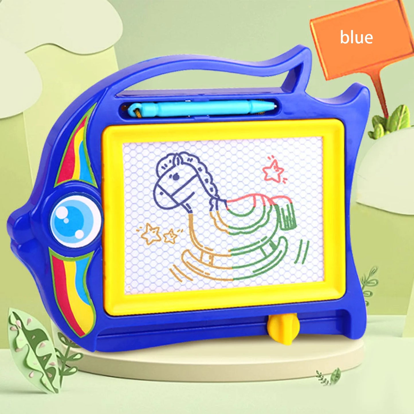 Children's colored magnetic small drawing board for early education, writing board, puzzle toy