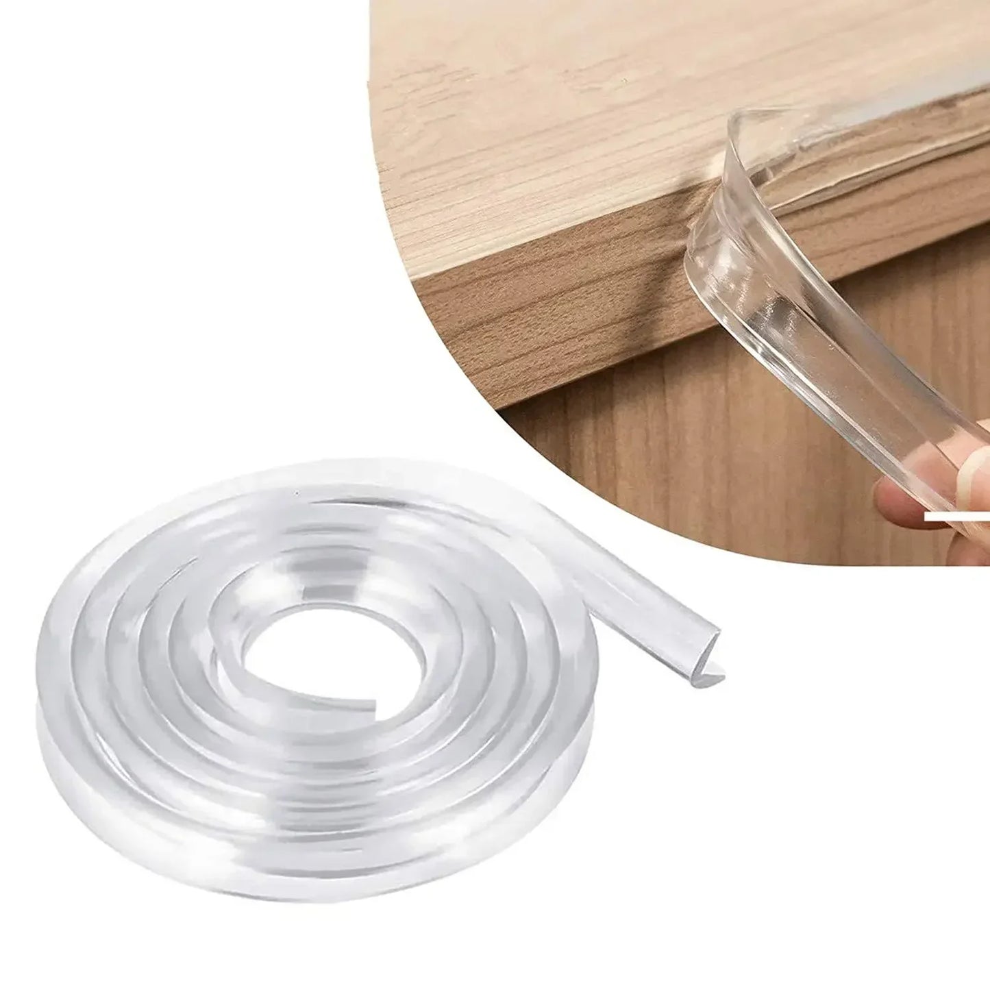 Home Baby Silicone Anti-collision Baby Safety Corner Protection Strip Guards Transparent Table Edge Furniture Corner Protectors