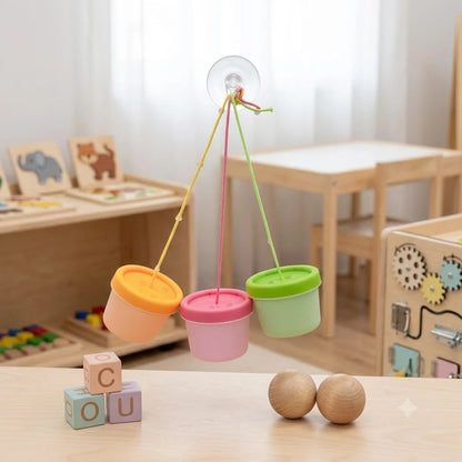 DIY Montessori Busy Board Accessories Set Wooden Sensory Activity Toys Gear Switch LED Light Drum Beads Educational Learning Toy