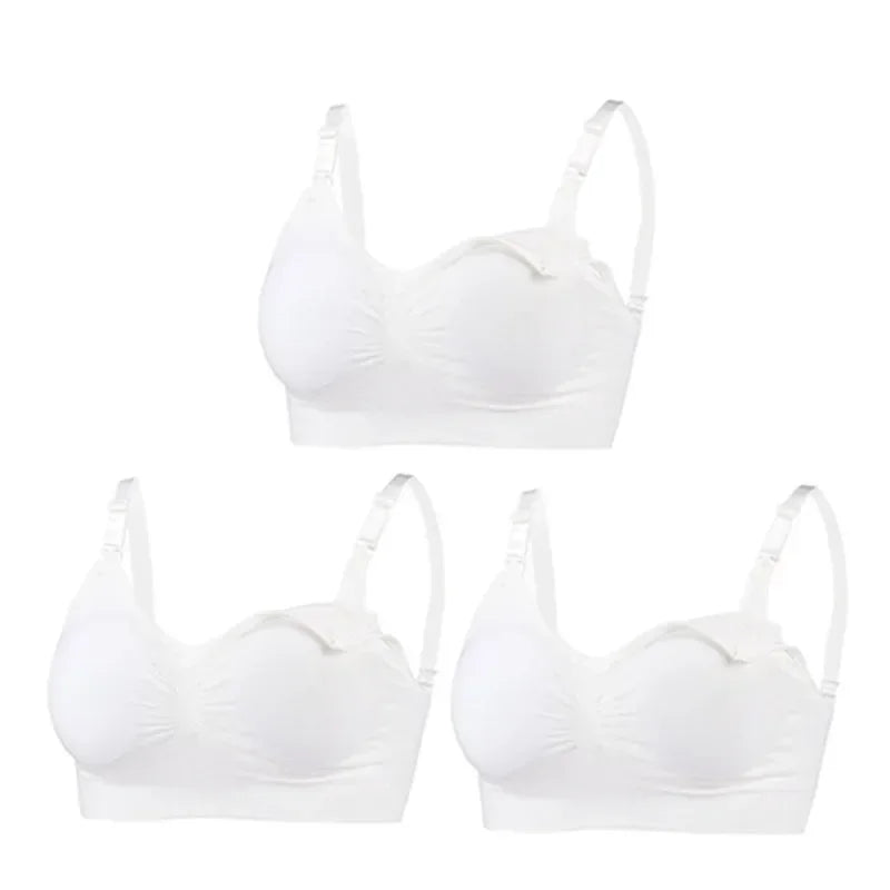 3PC/lot Maternity Nursing Bras Cotton Breastfeeding & Pregnant Moms