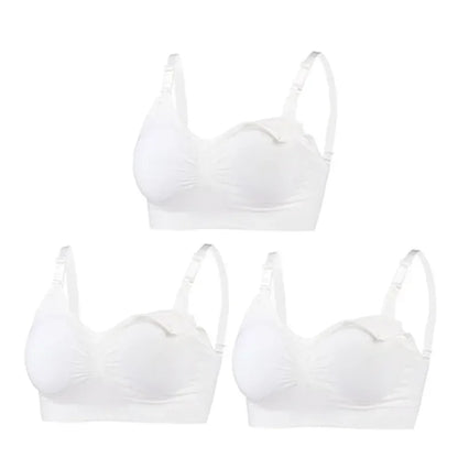 3PC/lot Maternity Nursing Bras Cotton Breastfeeding & Pregnant Moms