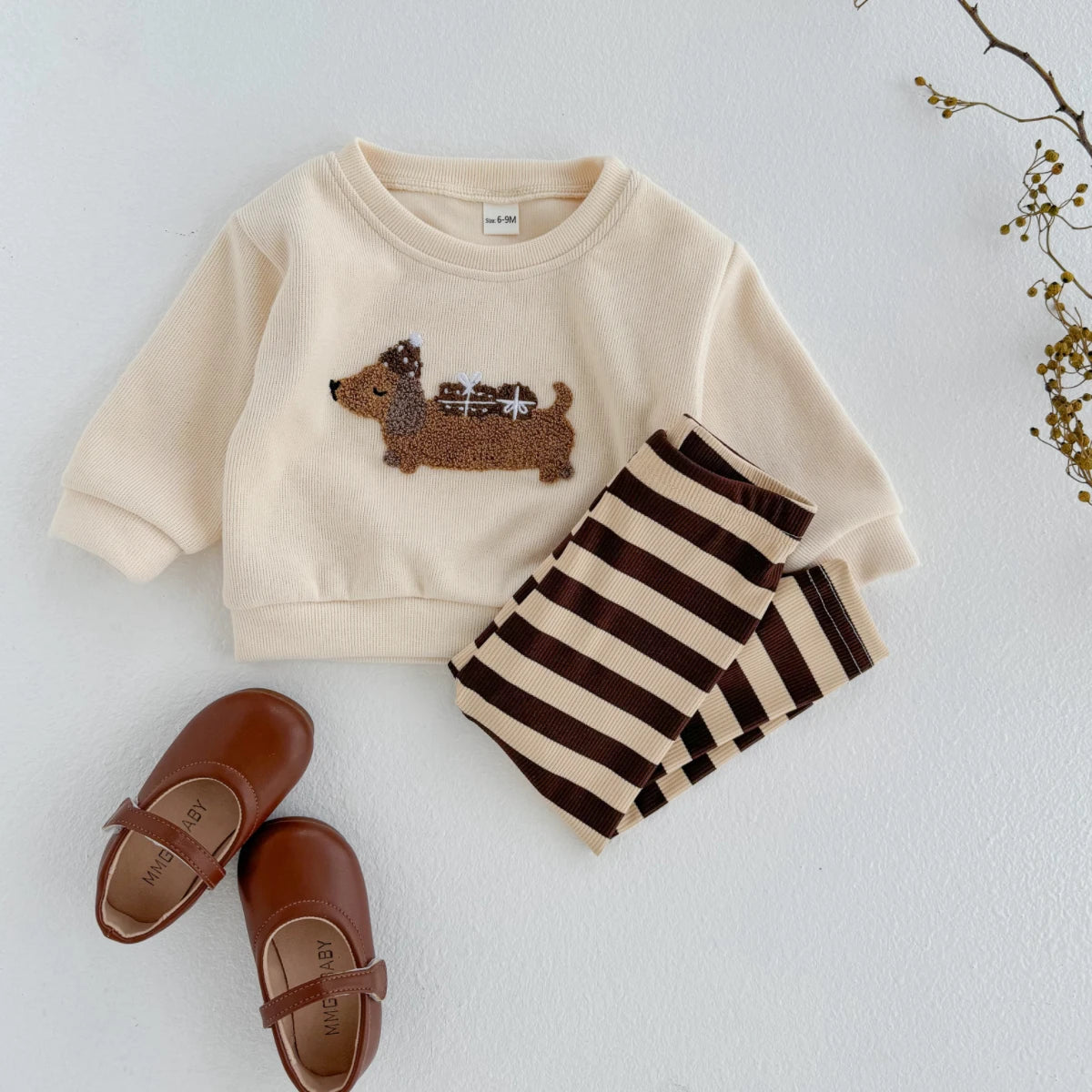 New Baby Boys & Girls 2Pcs Long Sleeve Clothing Toddler Outfit Suit Newborn Clothes