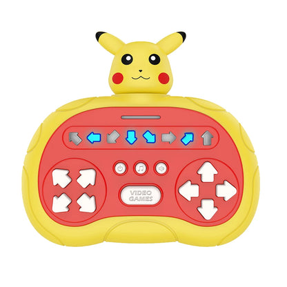 Quick Push Game Pop Up Fidget Bubble Electronic Pop it Pro Game Pikachu Stitch Spider Man Light AntiStress Toys For Kids Gift