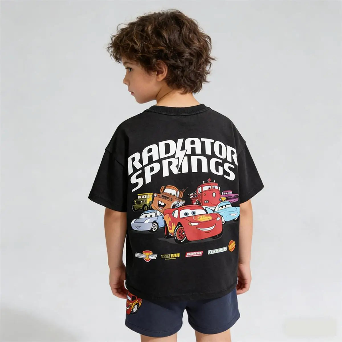 Boys Summer Clothes Toddler Cartoon T Shirt+Shorts 2Piece Set Infant Cute Printed Tees All-match Shorts