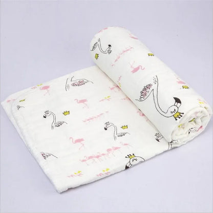 110x110cm 120x150cm 6 Layer Muslin Boy Girl Kids Children Sleep Blanket Swaddle Bath Towel 100% Cotton Newborn Wrap Baby Blanket