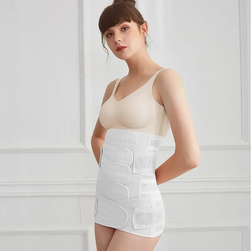 Waist Belt 4-pack Postpartum Waist Strap Breathable Set for Caesarean Section Plastic Waist Strap