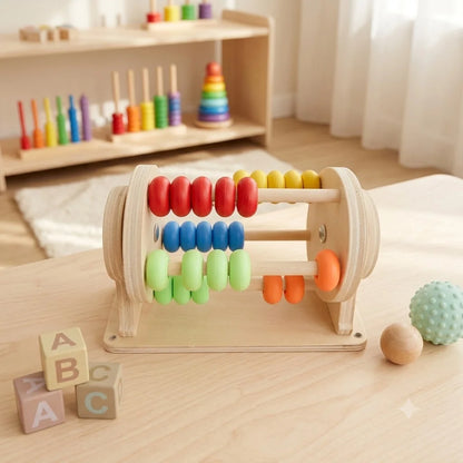 DIY Montessori Busy Board Accessories Set Wooden Sensory Activity Toys Gear Switch LED Light Drum Beads Educational Learning Toy