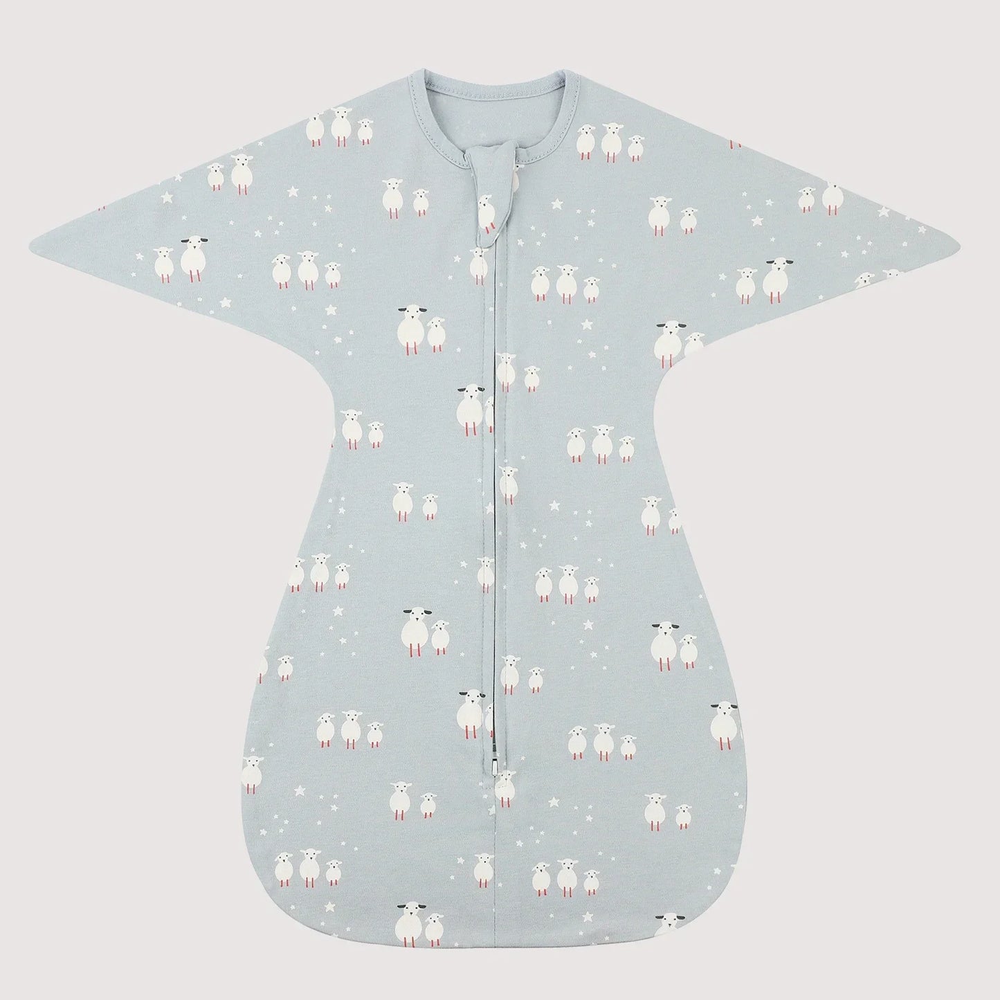 INSULAR Infant Hugging Blanket Soft Sleeping Bag All Cotton Sleep Sack Anti-startle 0-1Y