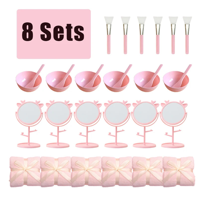 6-15Pcs Spa Party Robes for Girls Supplies Favors Kids Gowns Robe Soft Spa Headband Sleepover Birthday Party