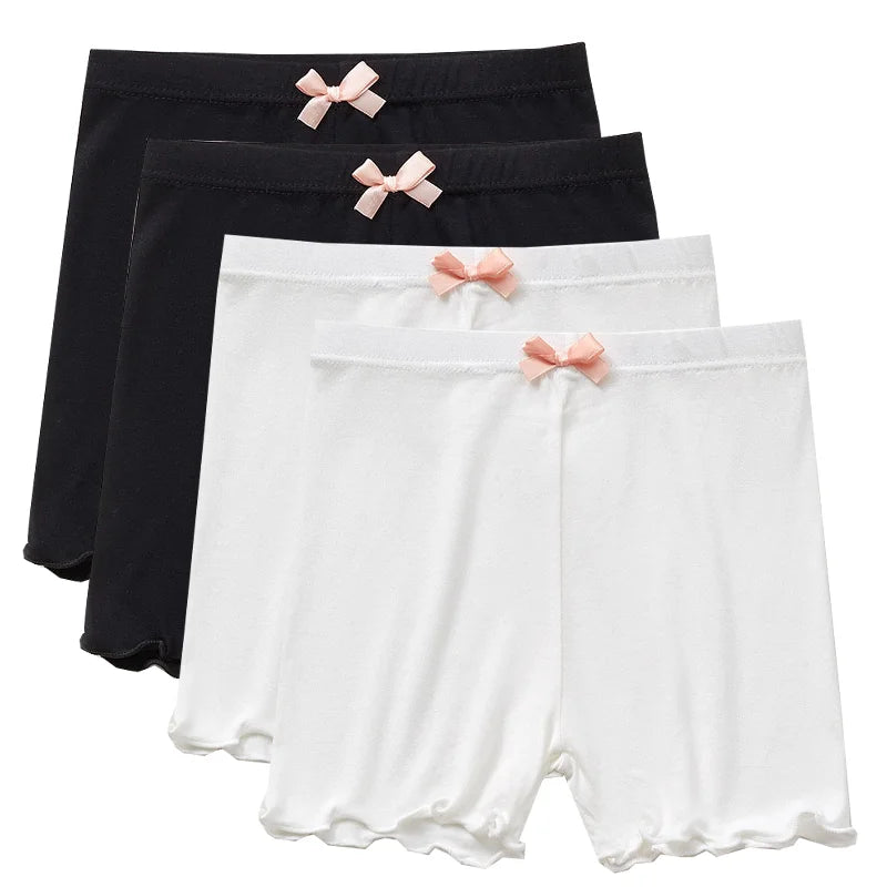 4Pcs Shorts Girls Shorts 2-14Y