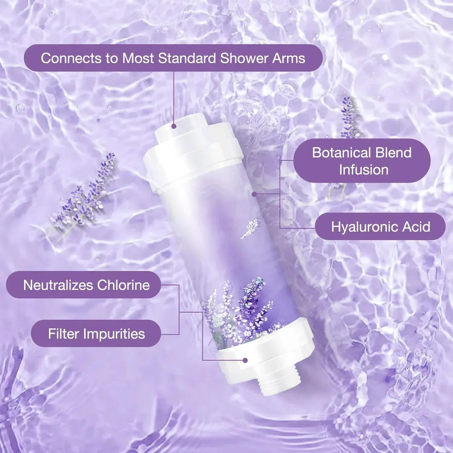 Filter For Shower Scented Shower Head Water Softener Improve Hair Skin Removal Shower Purifier