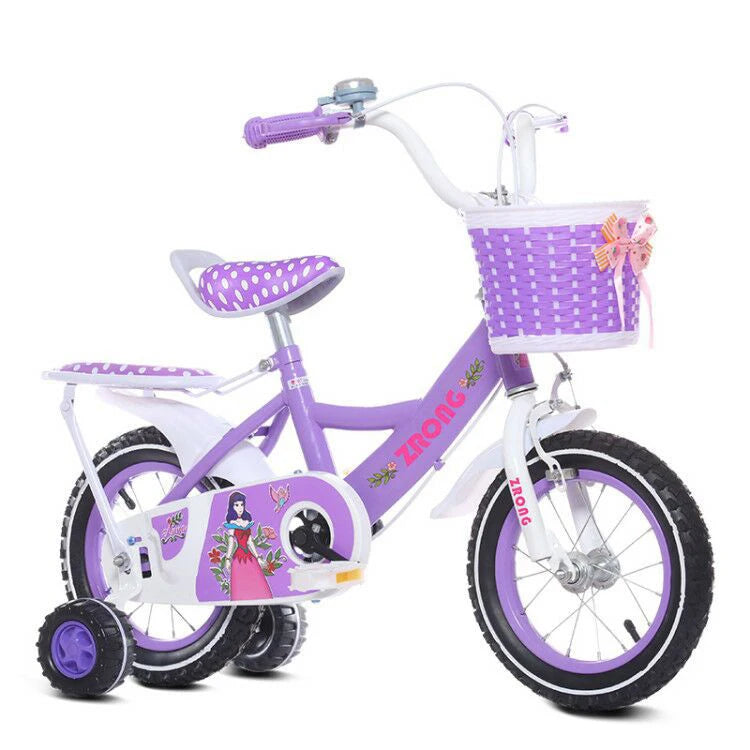 Custom Style 16 Inch Children Bicycle For 3-8 10 11 12 Years Old Baby Girls with Back Seat