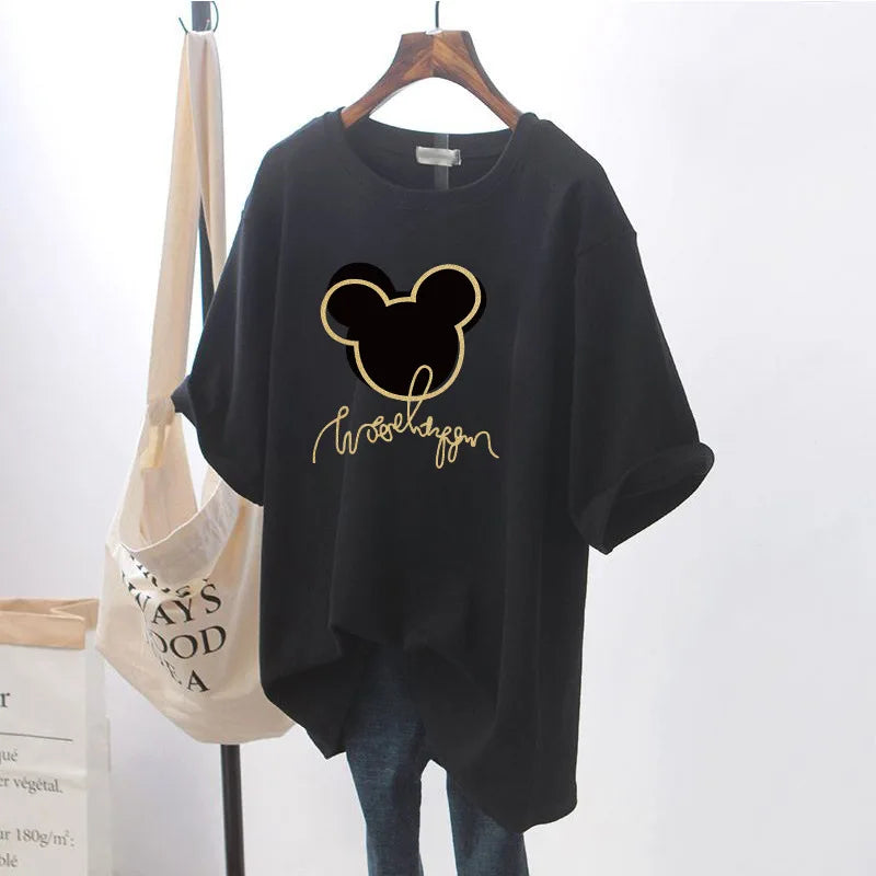 Short Sleeve Maternity Cotton Postpartum Woman Breastfeeding T-Shirt