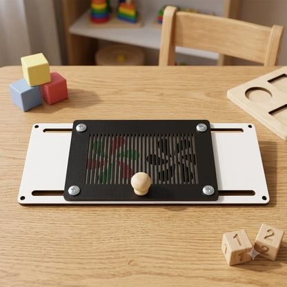 DIY Montessori Busy Board Accessories Set Wooden Sensory Activity Toys Gear Switch LED Light Drum Beads Educational Learning Toy
