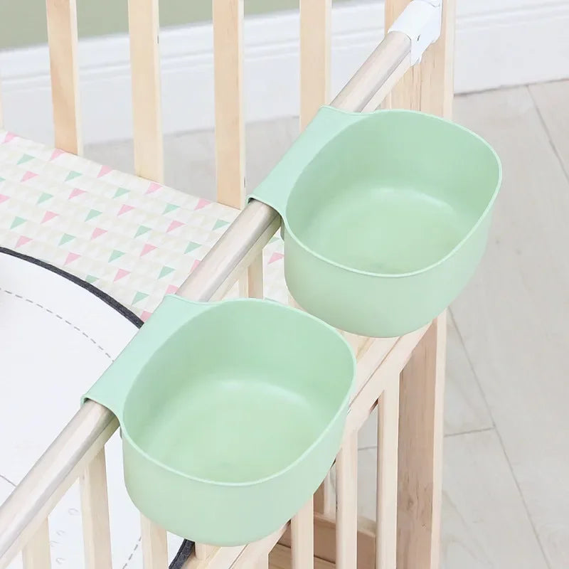 Baby Bed Hanging Storage Box Cotton Newborn Crib Organizer