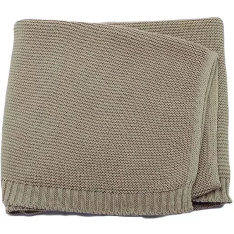 Personalized Name Baby Blanket Embroidered Name Knit Baby Blanket Newborn Gift New Mom Gifts Newborn Baby Girl & Boy Gift