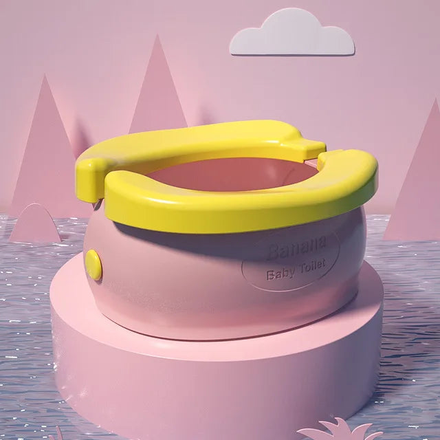 Portable Travel Baby Potty Foldable Children's Potty-Training Seat Easy to Clean Toilet Seat Boys and Girls