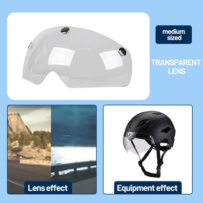 Children's Bike Helmet with Magnetic Goggles Lightweight Breathable Outdoor Sports Bike Skateboard Riding Mini Helmet
