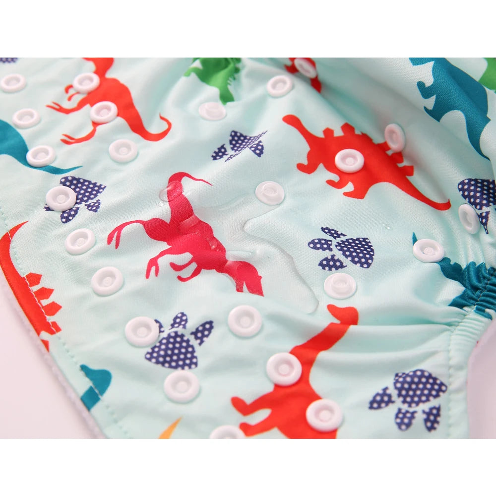 Babyland New Waterproof Baby Cloth Diaper Kit with Inserts & Wet Bags | Economical Washable Nappy System (0-36 Months)