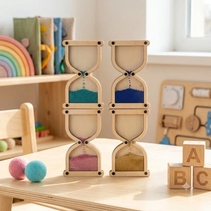 DIY Montessori Busy Board Accessories Set Wooden Sensory Activity Toys Gear Switch LED Light Drum Beads Educational Learning Toy