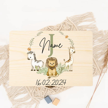 Personalized Baby Wooden Memory Box Newborn Birth Stats Boxes Custom Name Infant Keepsake Box Umbilical Cord Boxbaby Shower Gift