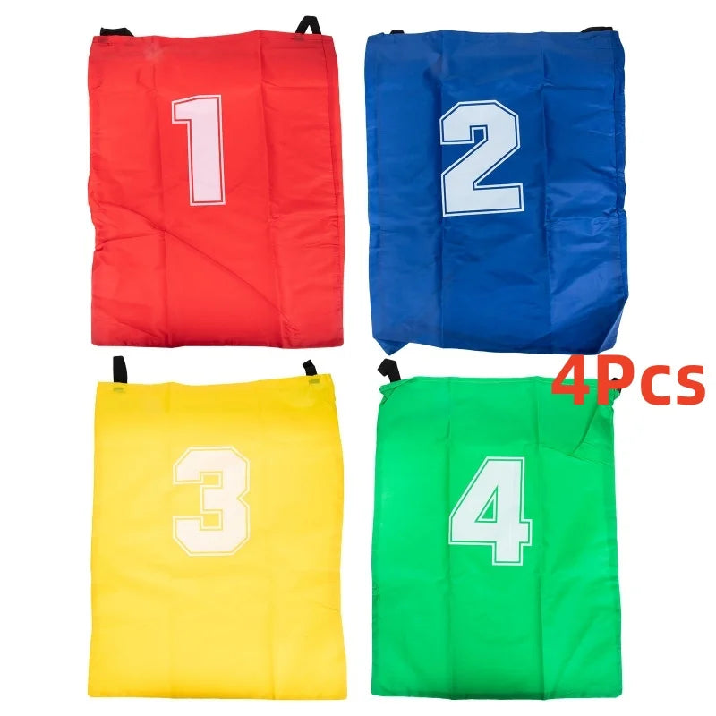 4Pcs Fun Outdoor Sports Props Kangaroo Jumping Bag Sack Race Games Parent-child Interactive Sense Training Kids Preschool Toys