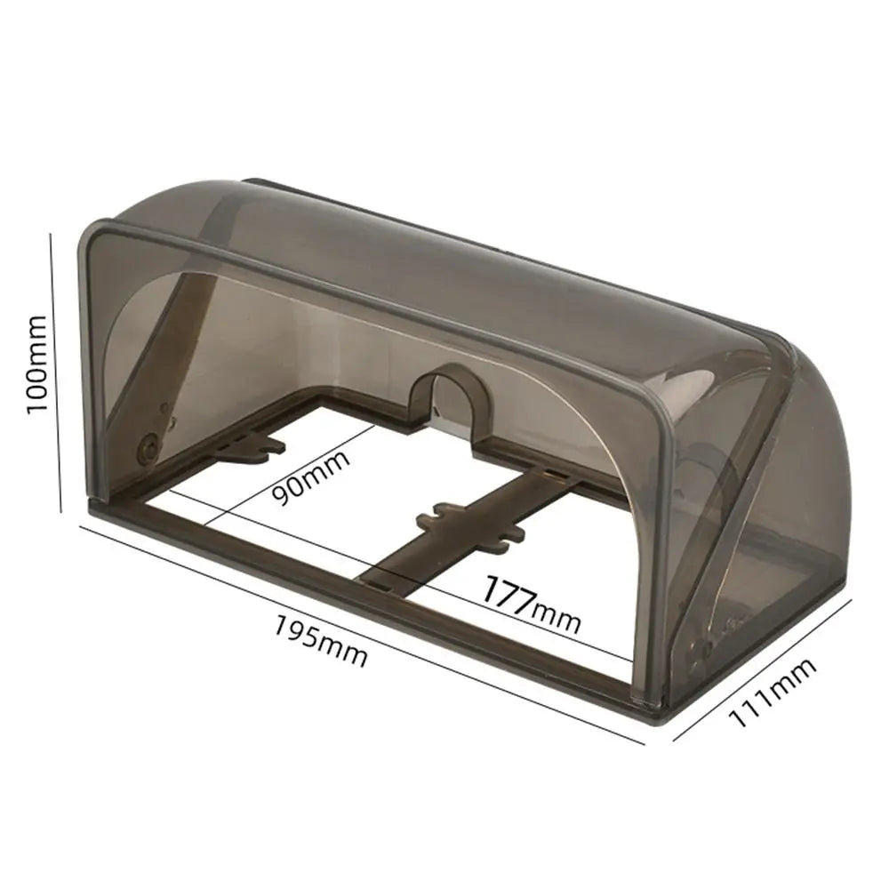 86 Type Bathroom Dual Socket Waterproof Protective Box Outdoor Electric Plug Rainproof Cover Self-Adhesive Socket Accessories