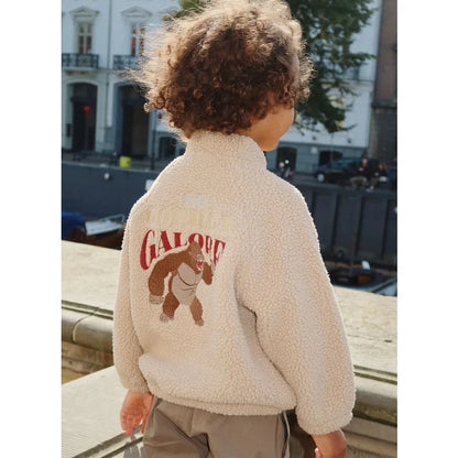 Winter Casual Boys Coat  Sherpa Jacket  Boys Girls Fashion Fleece Warm Outfit for Boys Girls Winter Kids Clothing