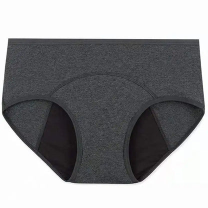 2pcs Woman Menstrual Panties Breathable Large Size Female Cotton Brief Low Waist Postpartum