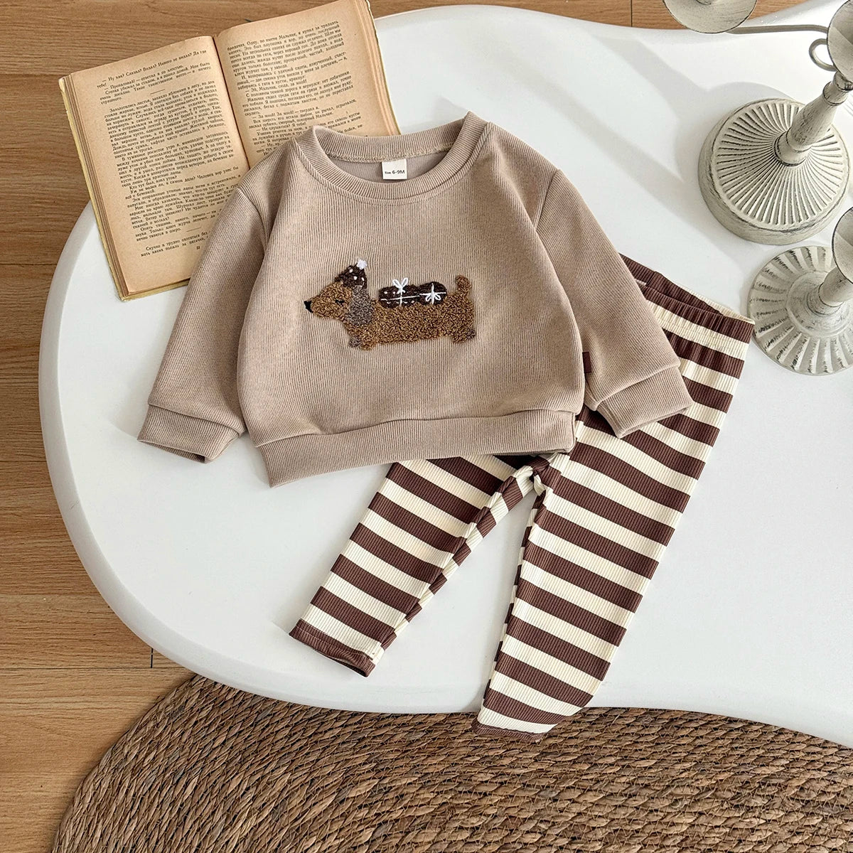 New Baby Boys & Girls 2Pcs Long Sleeve Clothing Toddler Outfit Suit Newborn Clothes