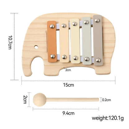 Baby Educational Toys Wooden Music instruments Montessori Children's Musical Toys Xylophone Newborn Music Table