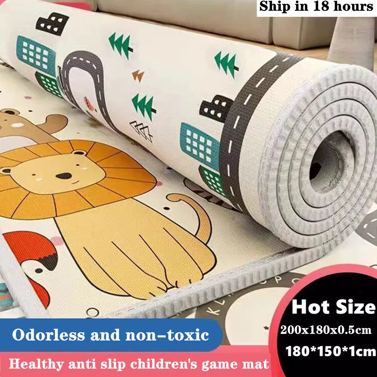 5 sizes to choose Baby Crawling Play Mats Non-toxic High-quality Baby Activity Gym Carpet Baby Game Children's Safety Rug