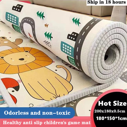 5 sizes to choose Baby Crawling Play Mats Non-toxic High-quality Baby Activity Gym Carpet Baby Game Children's Safety Rug