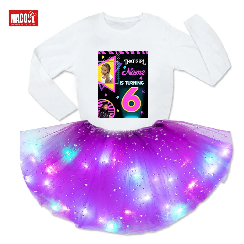 That Girl Laylay Tutu Set Girls 7th Birthday Party Outfits Kids Outfit Shirt Outfit Kids Shirts Girl Dress Sets Child Outfit 6th