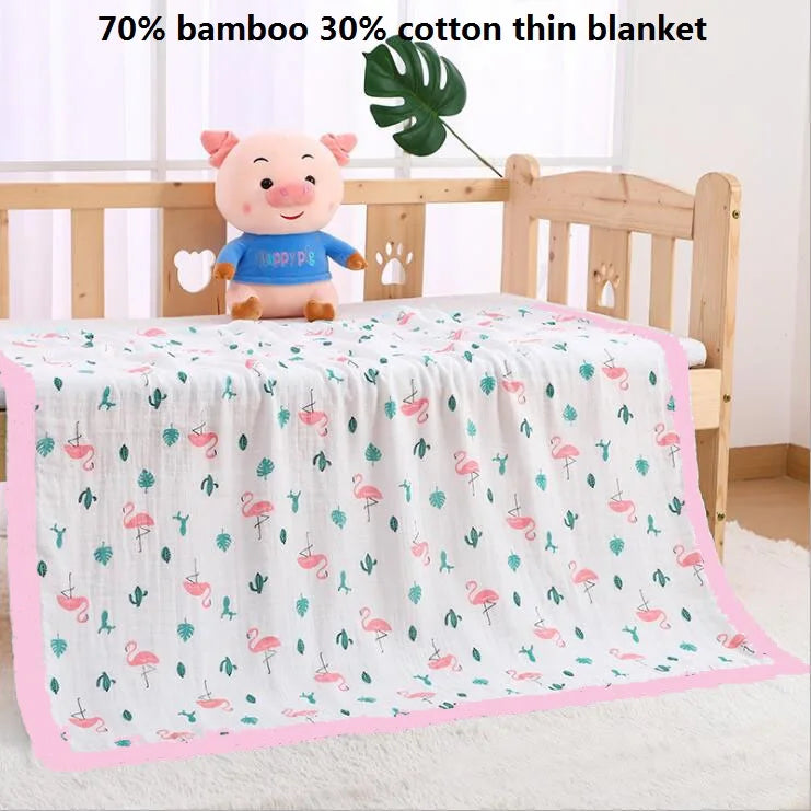 110x110cm 120x150cm 6 Layer Muslin Boy Girl Kids Children Sleep Blanket Swaddle Bath Towel 100% Cotton Newborn Wrap Baby Blanket