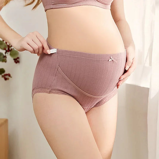 Cotton Maternity Panties High Waist Pregnancy Underwear