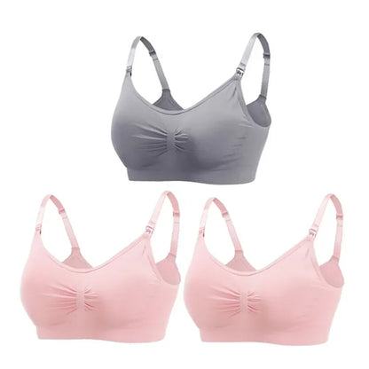 3PC/lot Maternity Nursing Bras Cotton Breastfeeding & Pregnant Moms