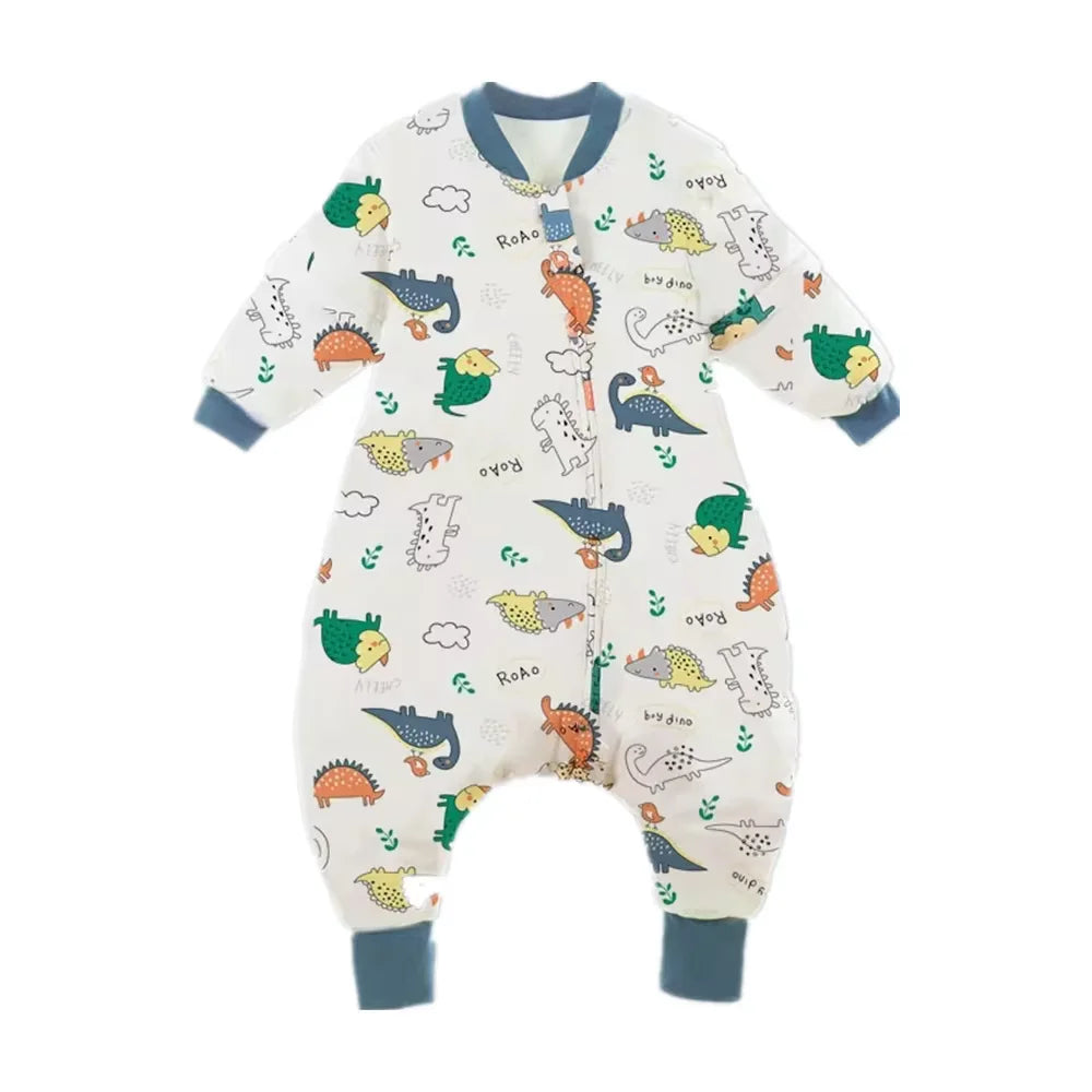 Baby & Toddler Cartoon Split-legged Sleep sacks With Detachable Sleeves for Boys Girls