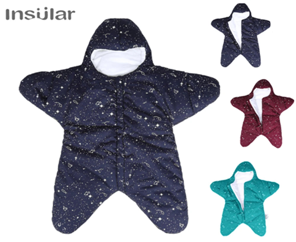 New Arrival Starfish Baby Sleeping Bag Winter Baby Sleep Sack