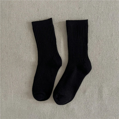 1-10Years Kids Boys Girls School Sock Stripped Toddlers Ankle Socks Cotton Children's Casual Sock Soft