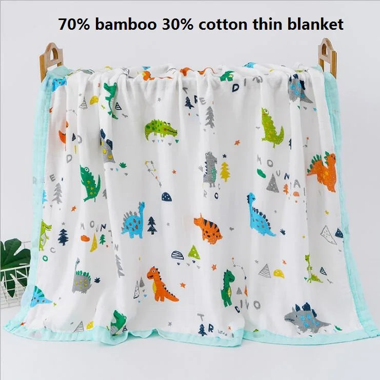 110x110cm 120x150cm 6 Layer Muslin Boy Girl Kids Children Sleep Blanket Swaddle Bath Towel 100% Cotton Newborn Wrap Baby Blanket