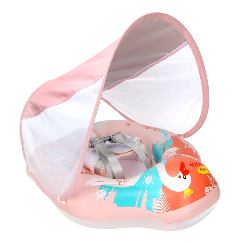 Swimbobo New Upgrades Mesh More Safety Soft Ventilate Seat Pocket Baby Inflatable Swimming Floating Kids Ring Circle Summer Toys