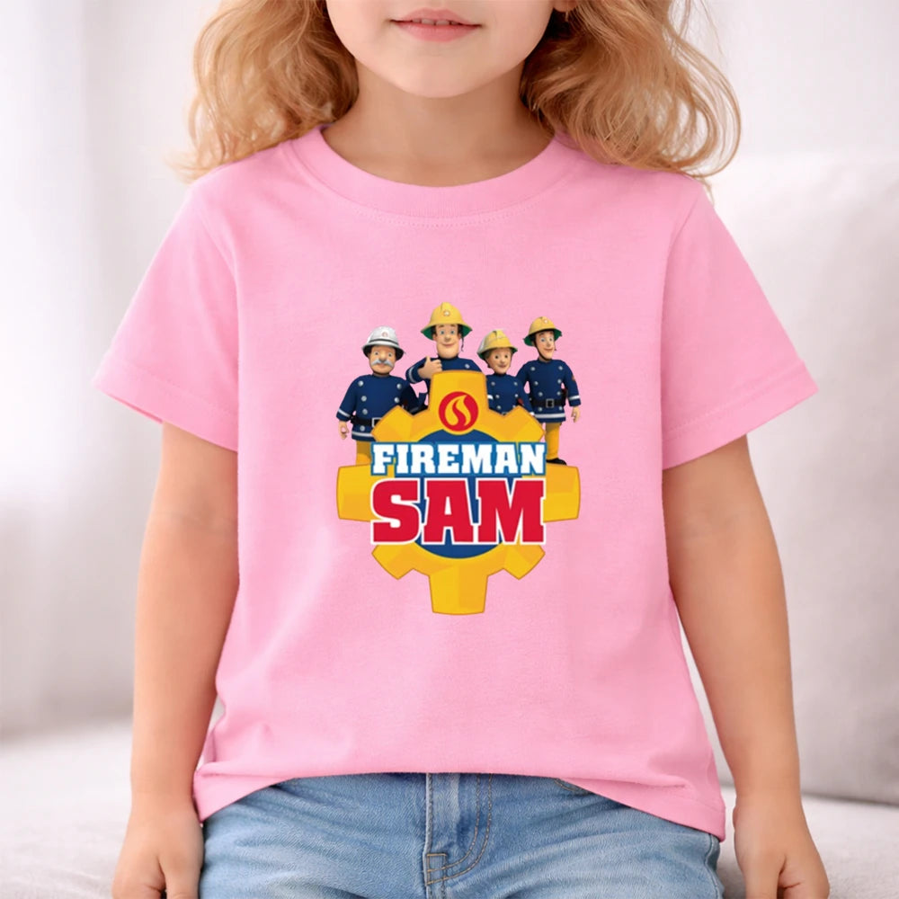 Kids Round Neck Black T-shirt Shorts Fashion Short-sleeved Toddler 3-12Y Casual Summer Set
