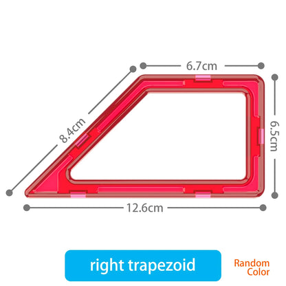 large Magnetic tiles Designer Magnet Building Blocks Accessories Educational Constructor Toys For Children Kids Girls Set Gift